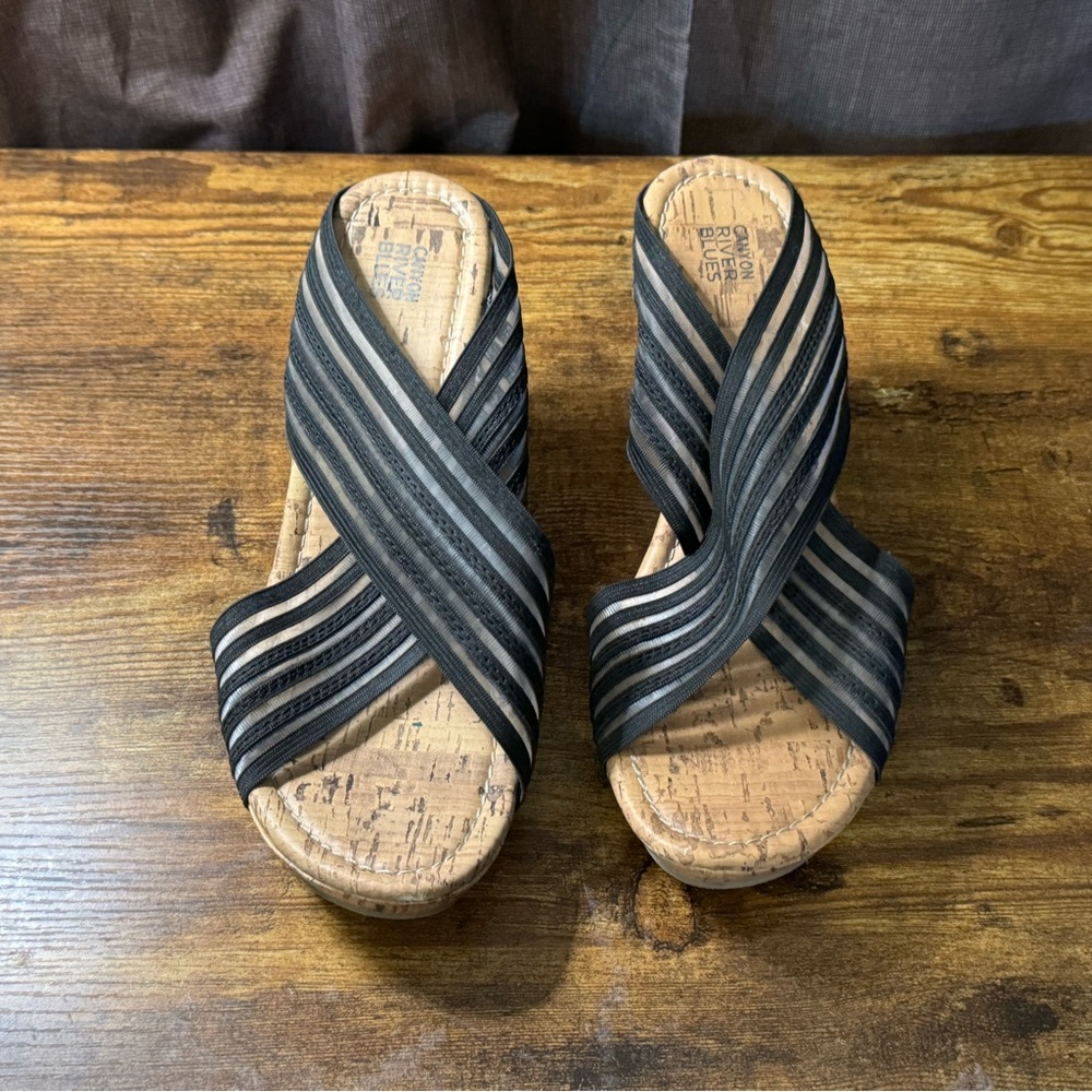 Canyon River Blues Women’s Wedge Sandals Size 8.5